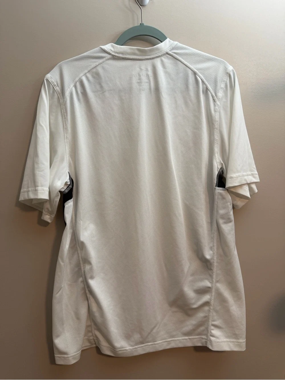 Nike White & Black Short Sleeve Performance Tee